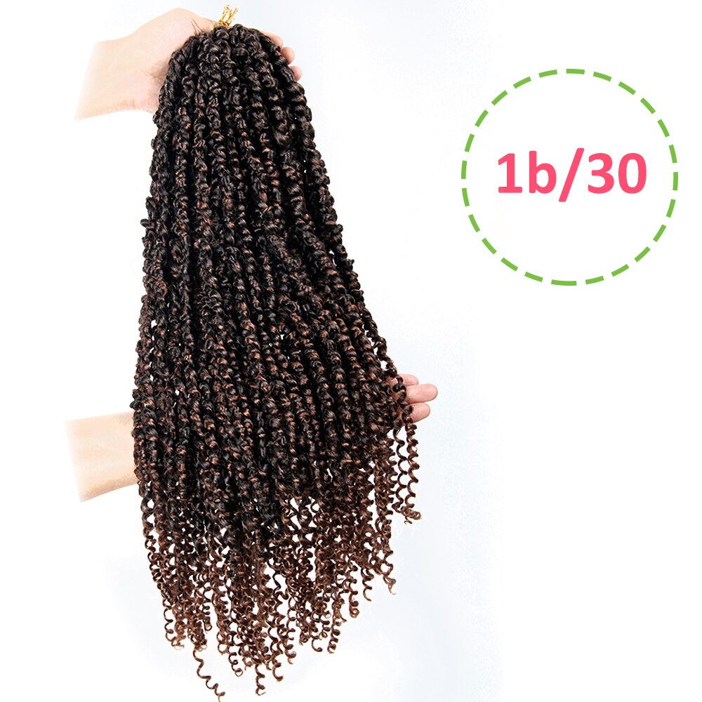 Synthetic Pre-looped Passion Twists Crochet Braiding Hair